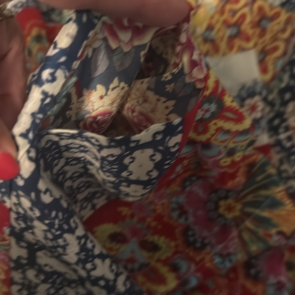 Johnny Was Multicolor Patchwork Jacket - Picture 6 of 8